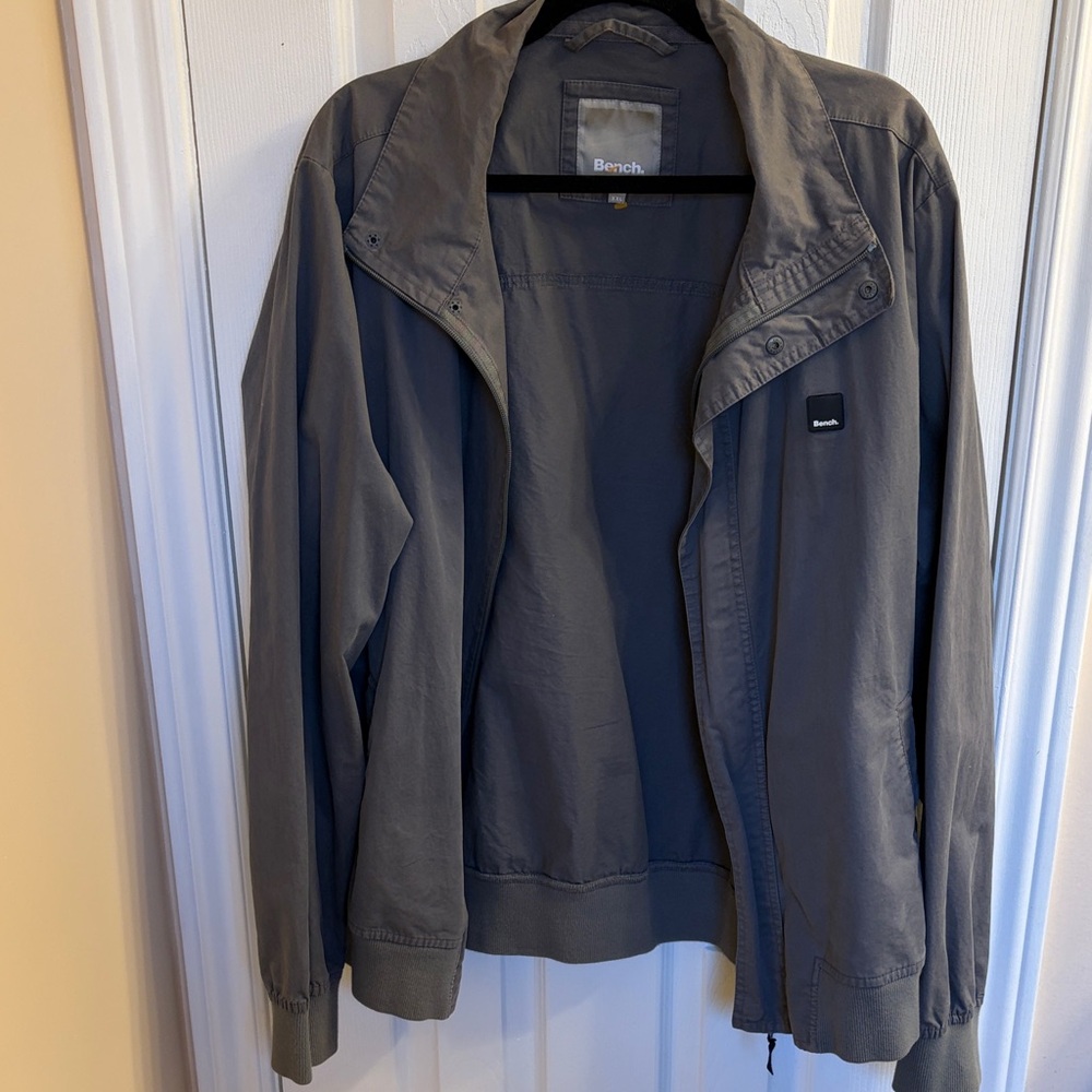 Bench Women’s Charcoal Windbreaker Bomber